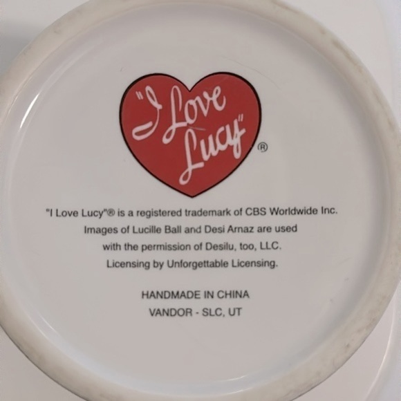I Love Lucy 50th Anniversary Pink Ceramic Coffee Cup Mug Job Switching #39 - Picture 6 of 6